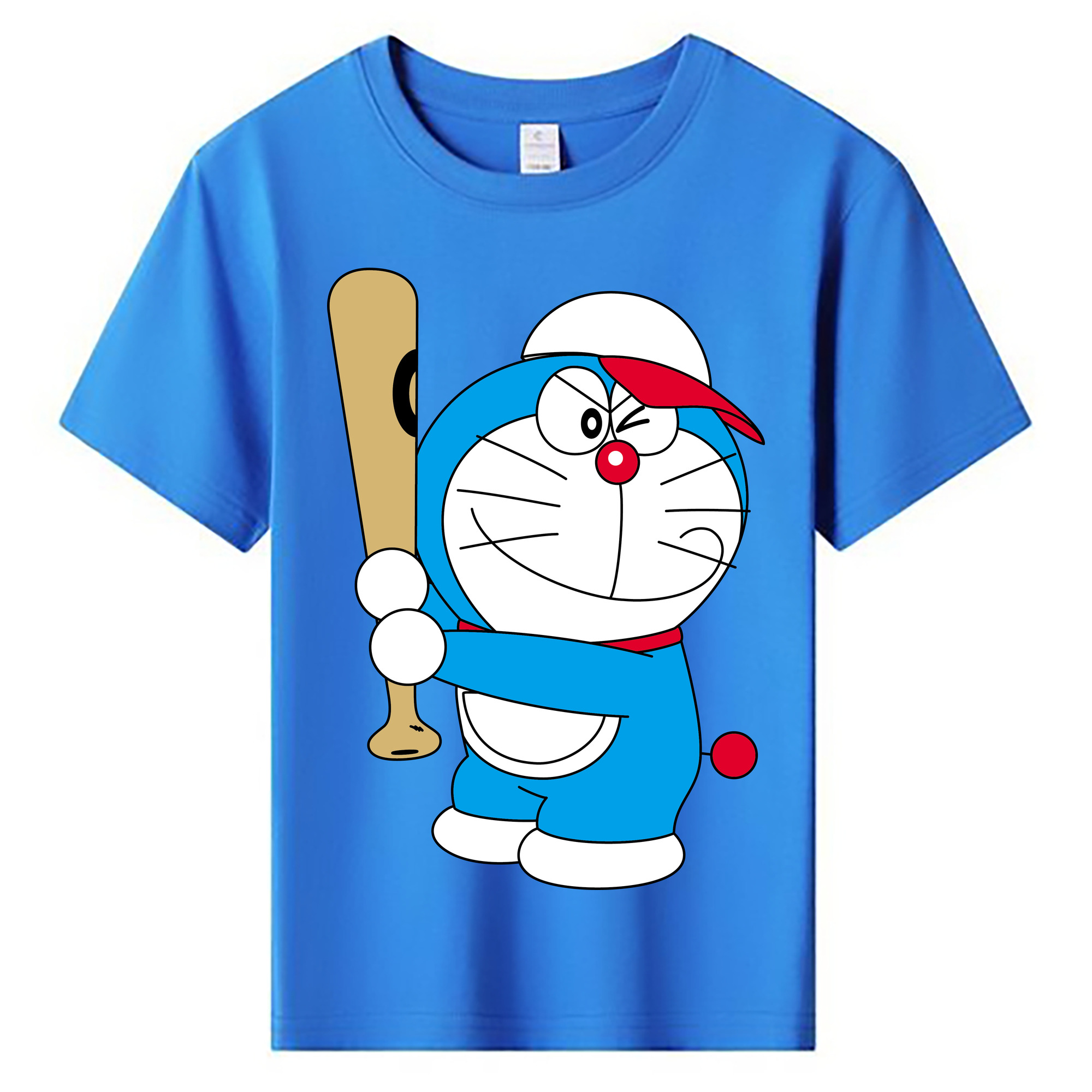 （画像用） ドラえもん Doraemon 綿100％キッズTシャツ（フロントプリント）